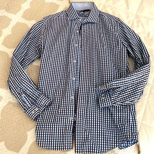Ben Sherman dress shirt in blue plaid